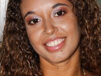 Long-haired Fernanda shows off tanned bikini lines